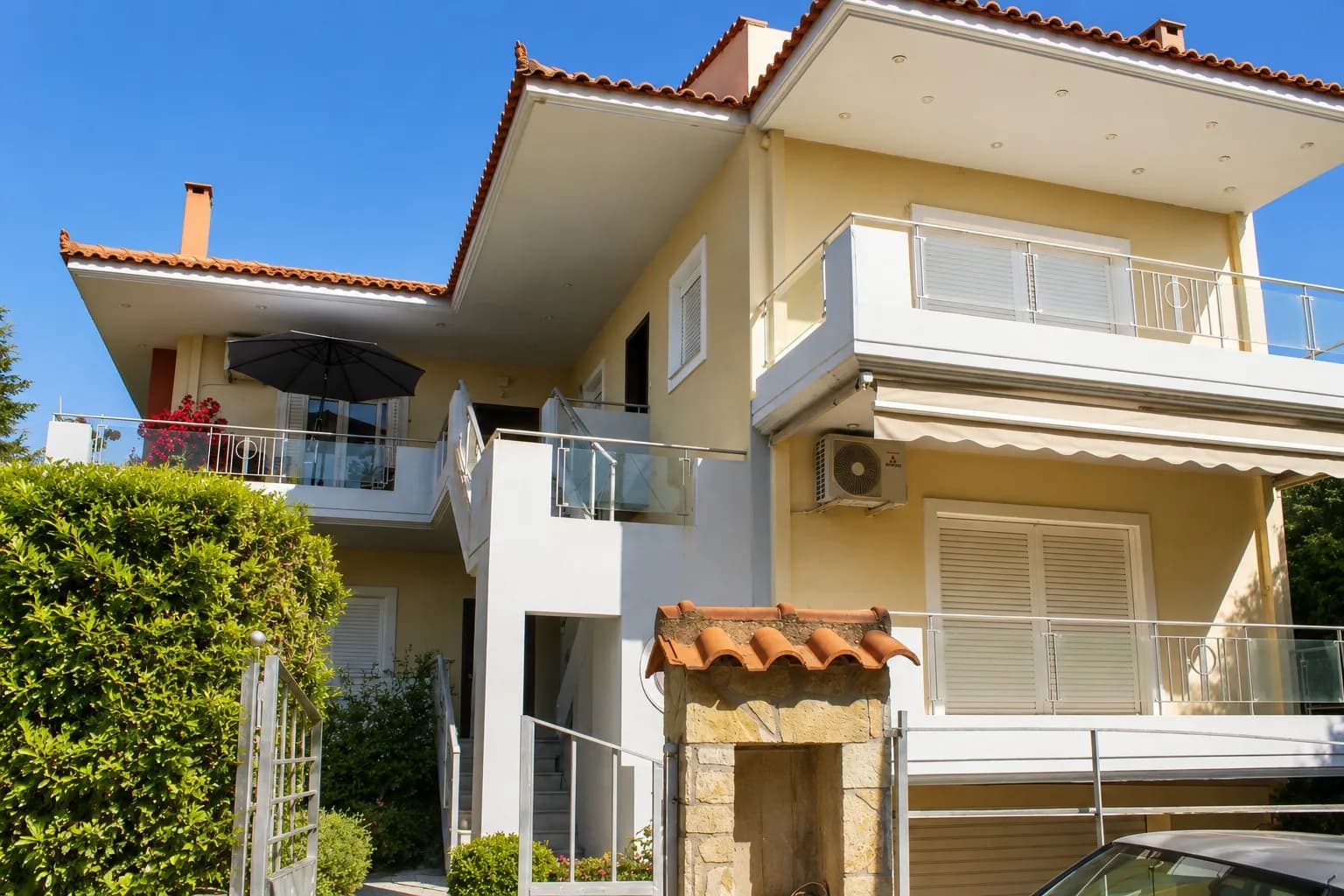 Appartement avec vue mer et comble à Ano Diminio, Corinthie