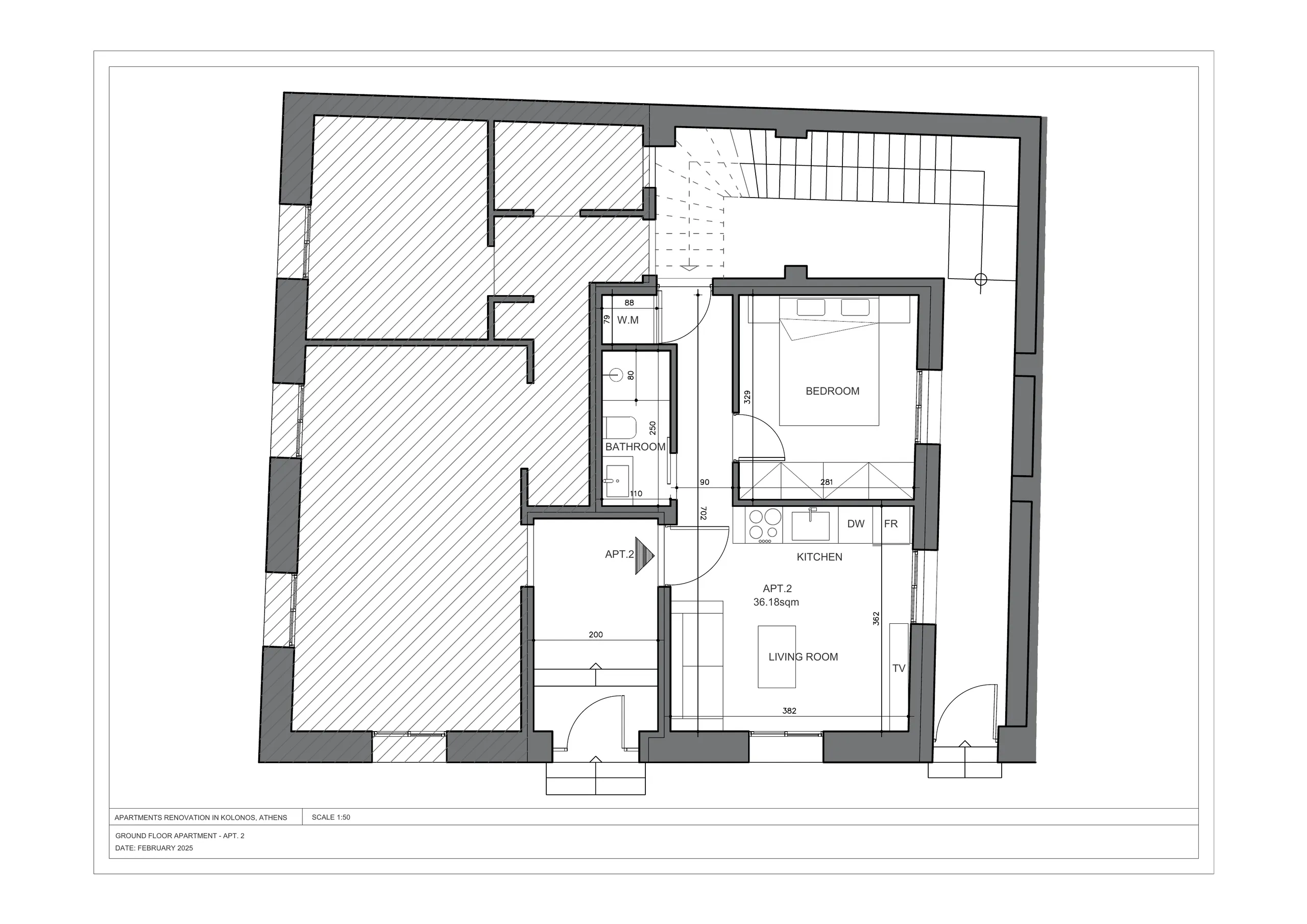 Plan de l'appartement A2