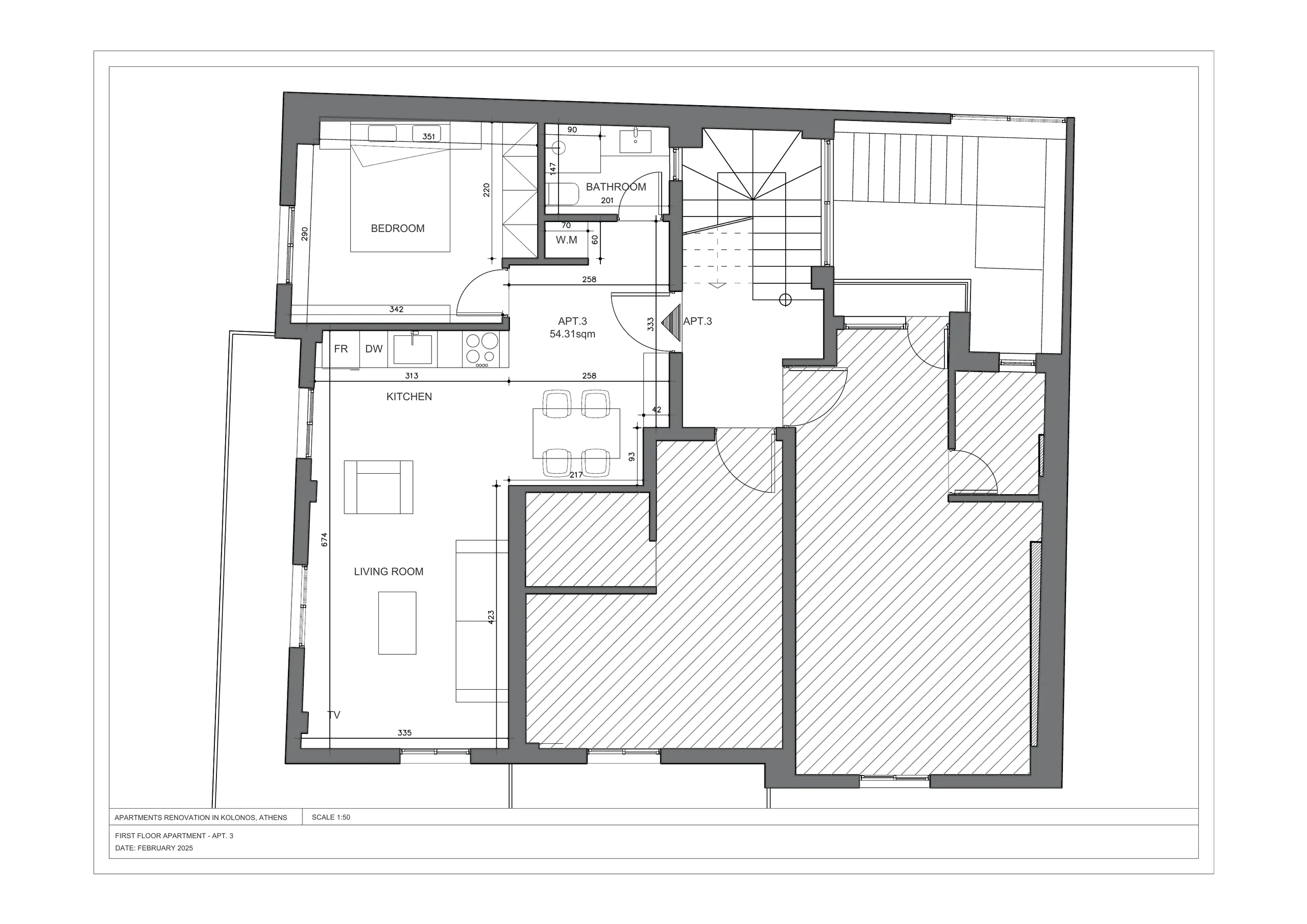 Plan de l'appartement A3